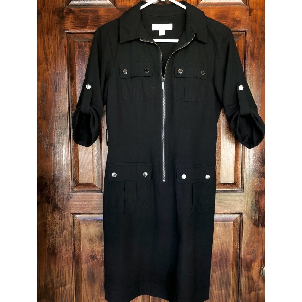 Michael Kors Zip Up Shirt Dress